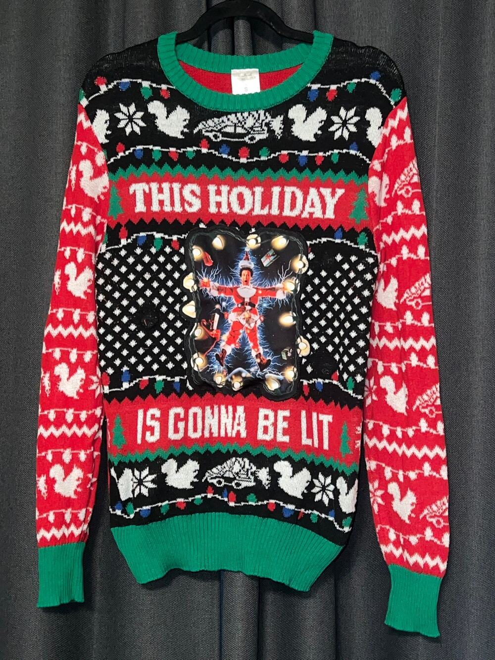 Ugly Christmas Sweater Xmas Size Small Vacation